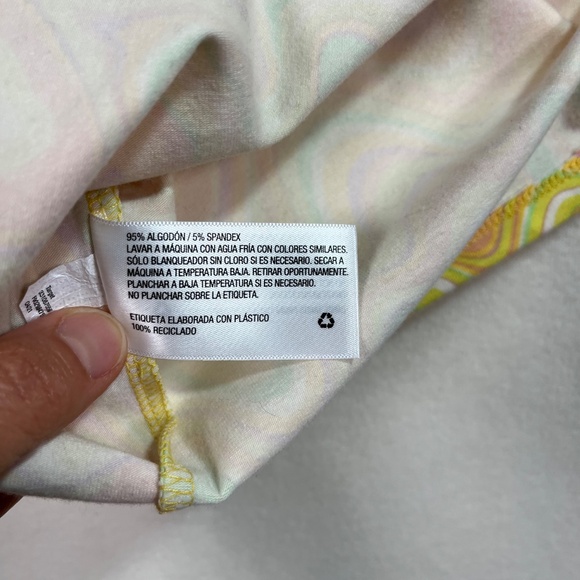 Groovy Print Bodycon Mini Dress XS - Picture 3 of 7